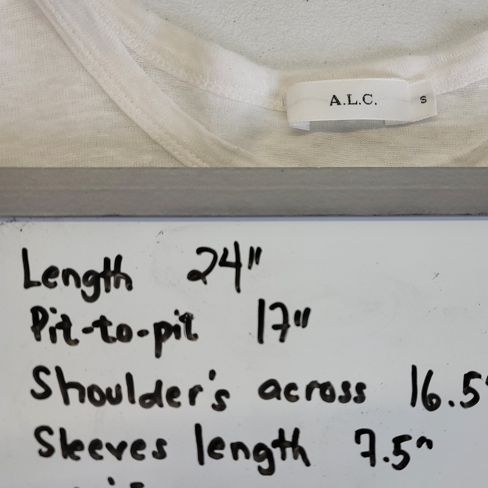 A.L.C linen elevated basic shirt - Picture 9 of 11